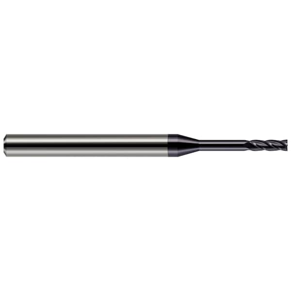 Miniature End Mill - 4 Flute - Square 0.0310" (1/32) Cutter DIA x 0.0930" (3/32) Length of Cut